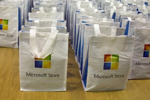 Microsoft swag bags
