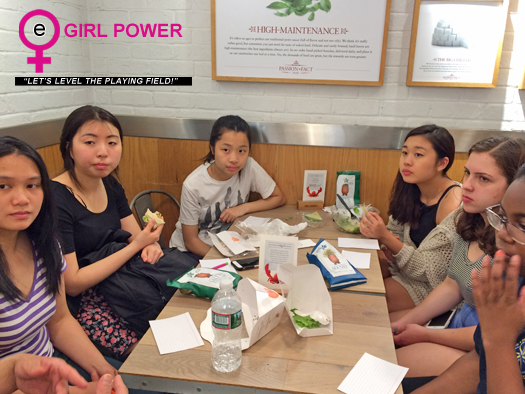 eGirl Power Junior Council Meeting at Pret A Manger